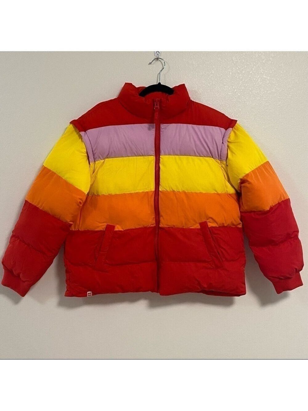 Lego + Target Jacket Women’s Size Small Rainbow Puffer Jacket Vest
